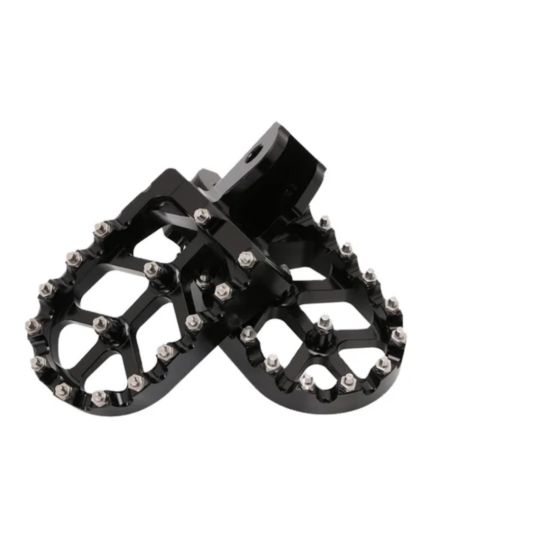 Machined aluminium foot pegs