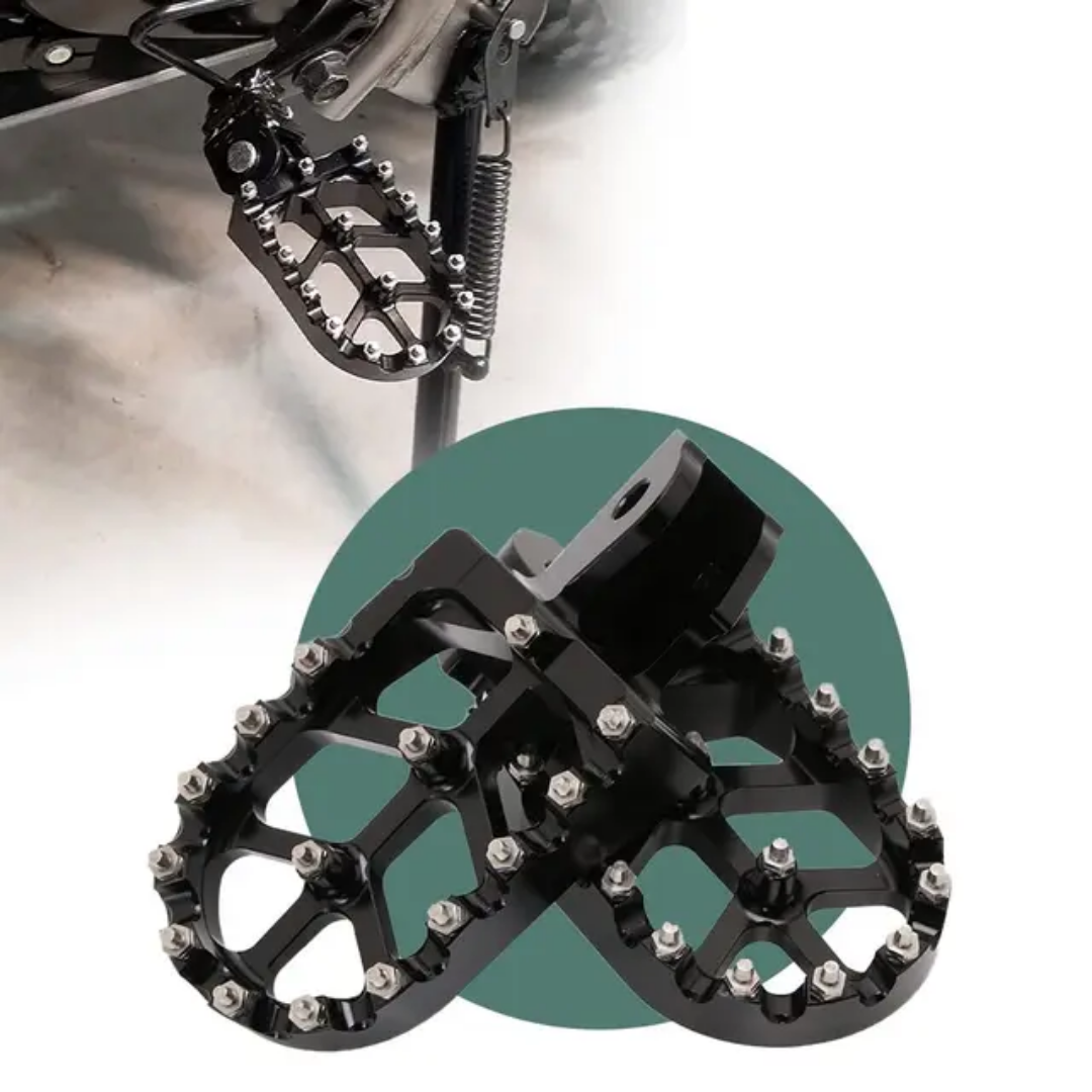 Machined aluminium foot pegs